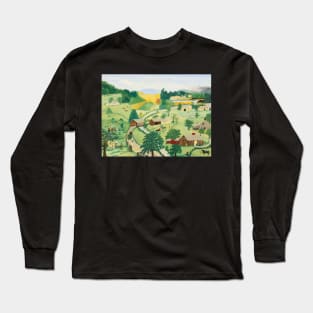 grandma moses green valley Long Sleeve T-Shirt